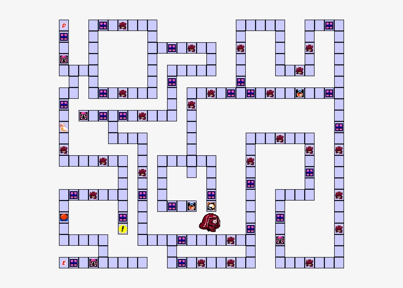 Getsu Fuuma Den Dungeon1 - Getsu Fuuma Den Map, transparent png #4263354