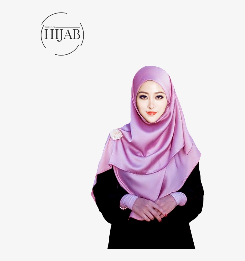 New Muslim Hijab Women Square Scarf Turban Hijab Head - Muslim Girl Hijab Styles, transparent png #4263402