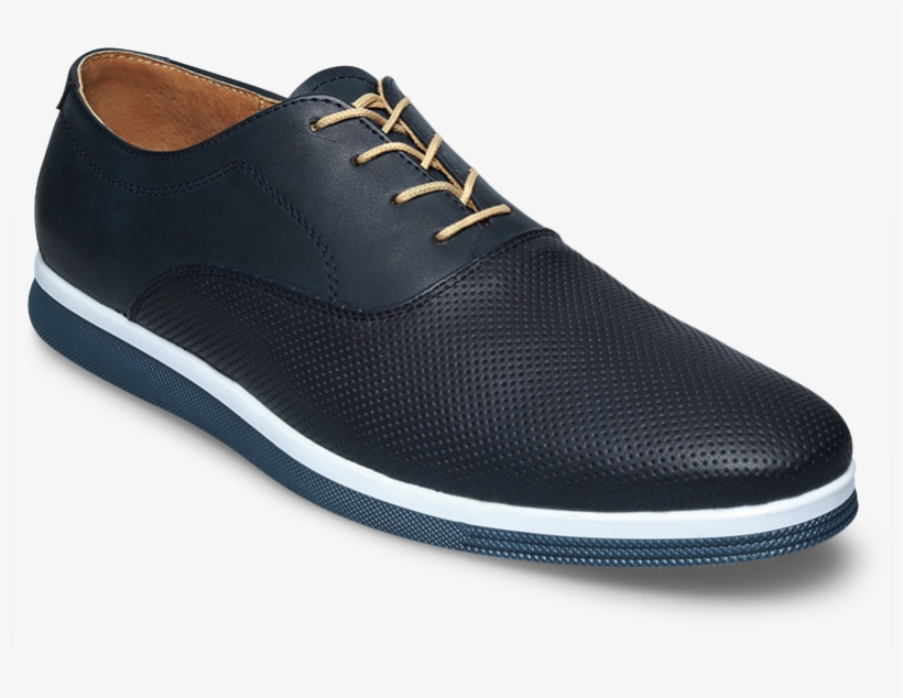 18-536 Zapato De Vestir Casual Marino Con Blanco - Clothing, transparent png #4263701