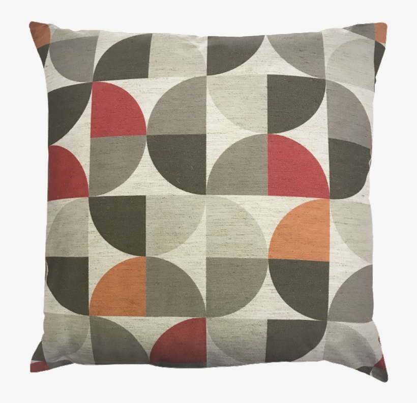 Capa Linho Premium Semi Circulo Laranja/vermelho Cp-a816 - Semicircle, transparent png #4263761