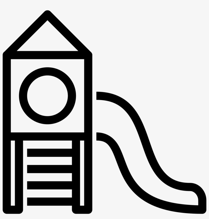 The Generic Playground Setup, An Angled Ladder Leading - Children Playground Icon, transparent png #4263924