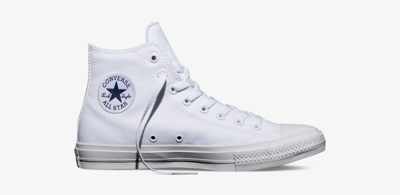 Durante Casi Un Siglo, Este Icónico Zapato Deportivo - Converse Chuck Taylor White High, transparent png #4264001