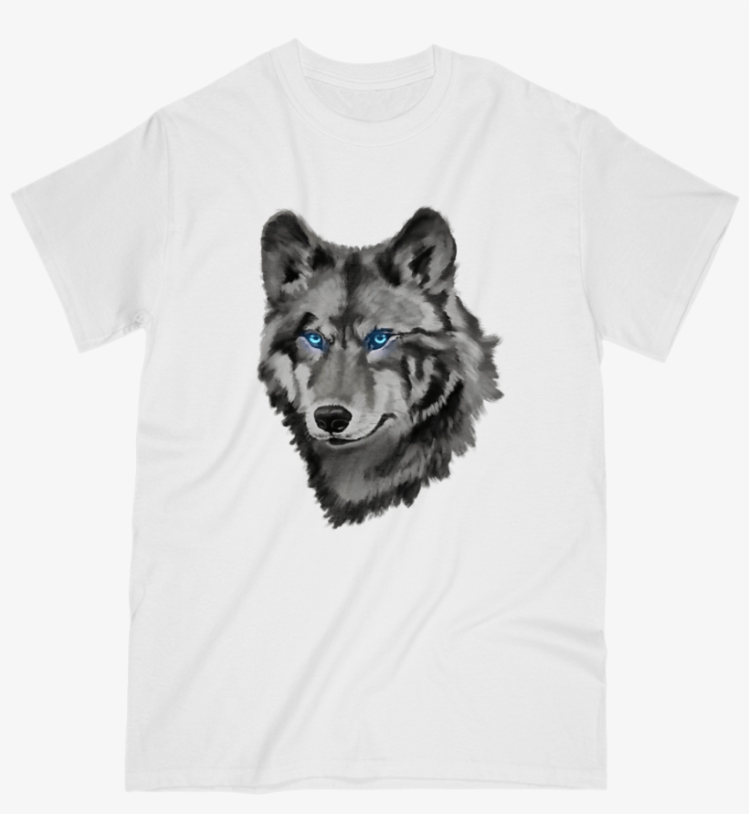 Gray Wolf - Premium T-shirt - Wolfdog, transparent png #4264294