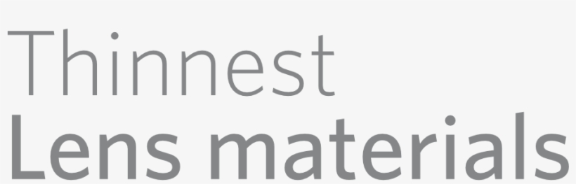 Thinnest Lens Material - Web Essentials, transparent png #4264717