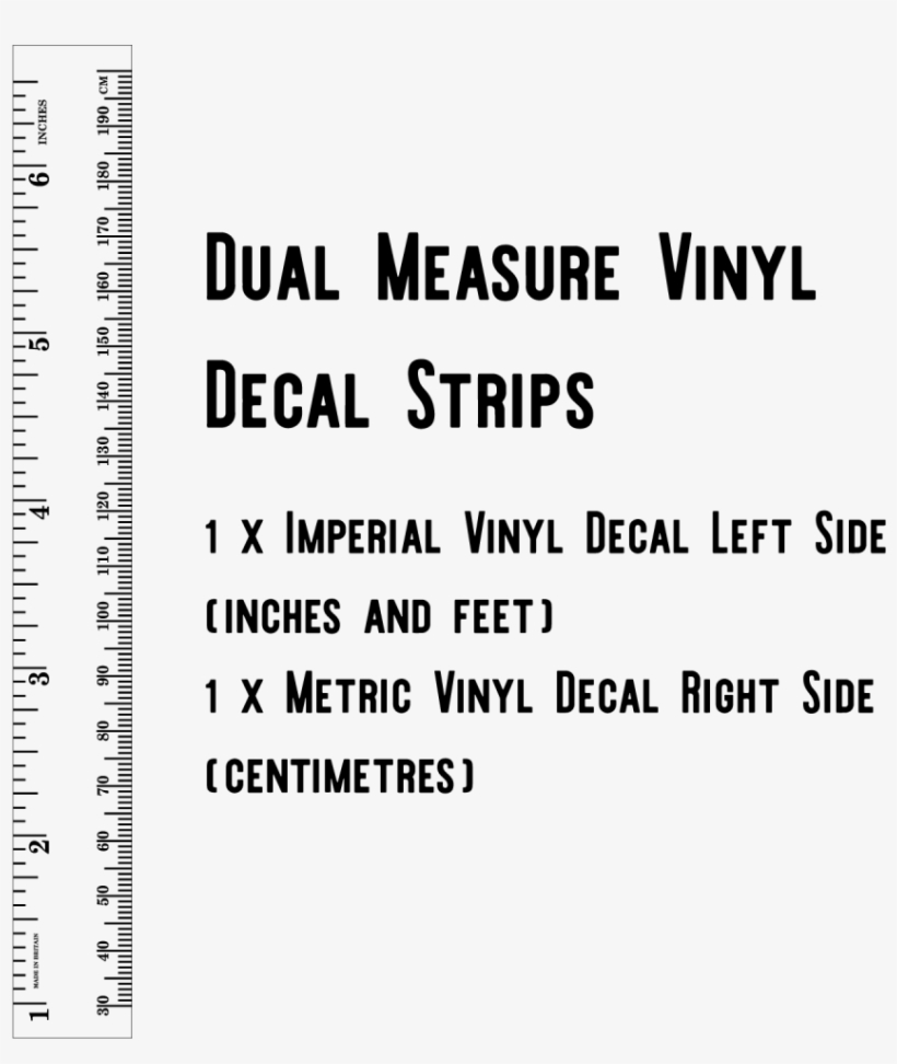 Diy Wooden Ruler Height Chart Kit - Number, transparent png #4264763