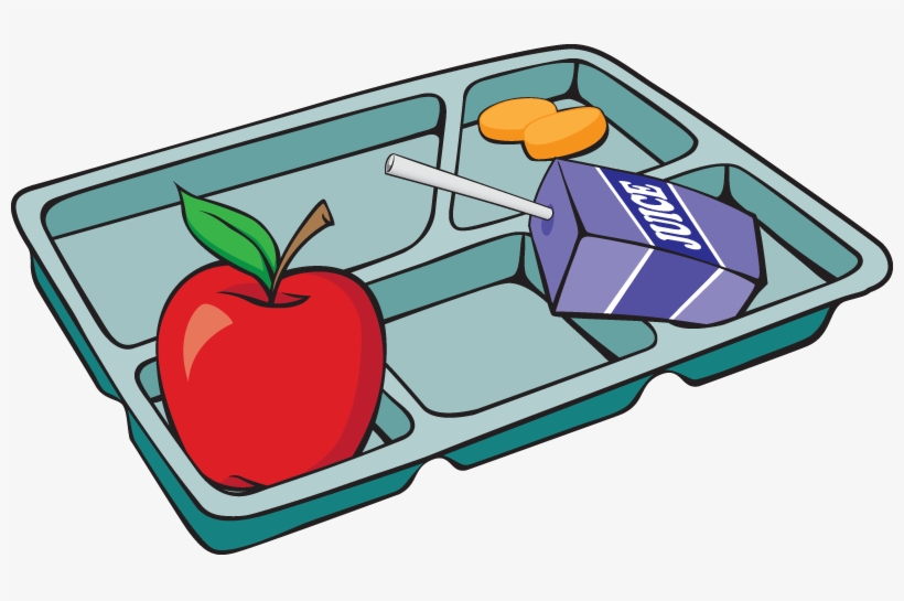 Lunch Tray Clipart - School Lunch Tray Clipart, transparent png #4264790
