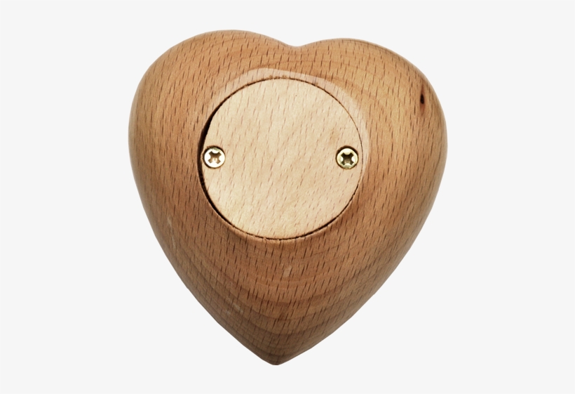 Oak Wood Heart Keepsake Urn For Pets Secure Threaded - Pet, transparent png #4265197