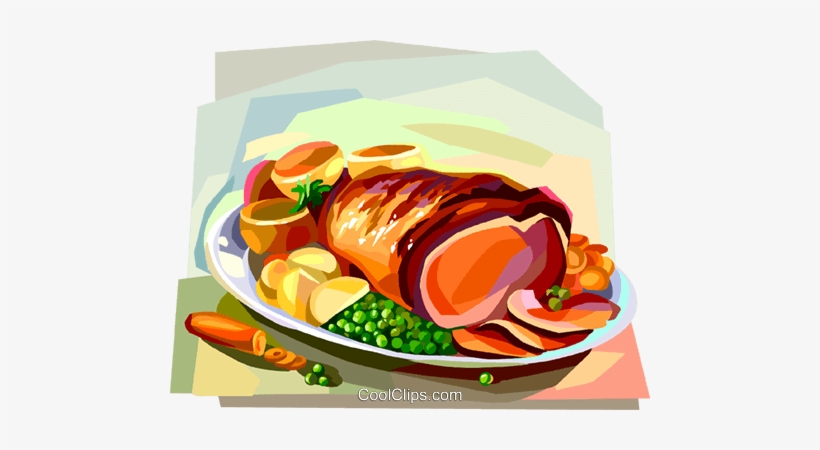Roast Beef Dinner Clip Art