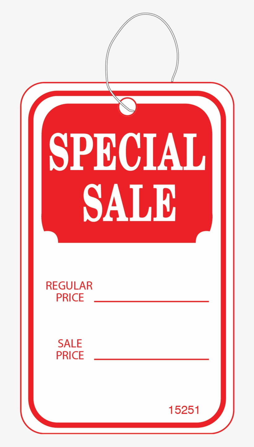 Special Sale Hang Tag With String - Sales, transparent png #4265471