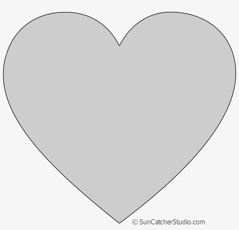 Heart Wood Cutting Board Design, Pattern, Template, - Šablony Na Šití Srdce, transparent png #4265805