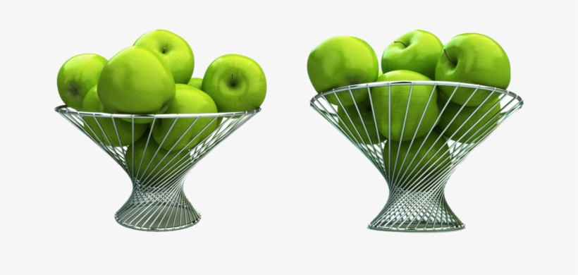 Apple Basket By ~darkadathea On Deviantart - Green Apple Basket Png, transparent png #4266174