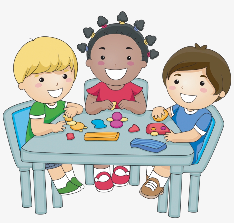 Cafeteria Clipart Lunch Monitor - Preschool Table Activities Clip Art, transparent png #4266234