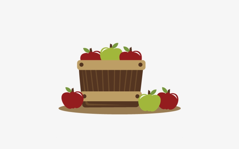 Apples In A Basket Svg Files For Scrapbooking Apple - Basket Of Apples Transparent, transparent png #4266323