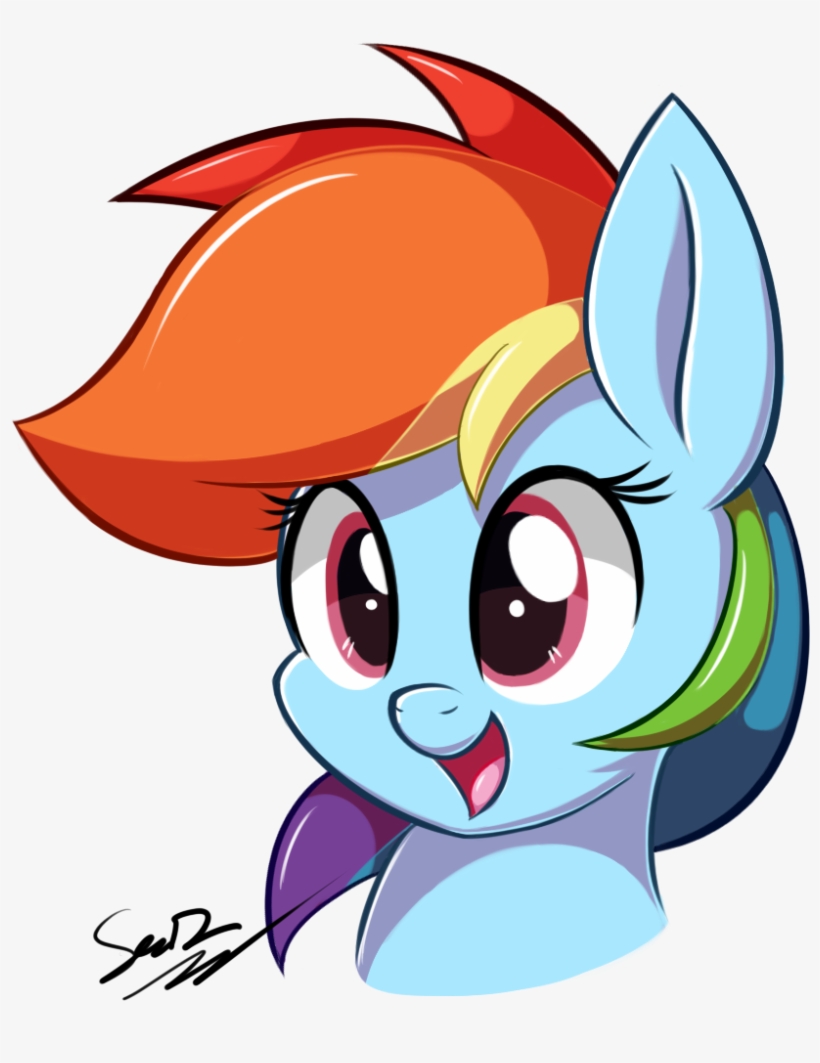 Sheandog, Cute, Dashabetes, Happy, Portrait, Rainbow - عکس پونی کوچولو کمیاب, transparent png #4266790