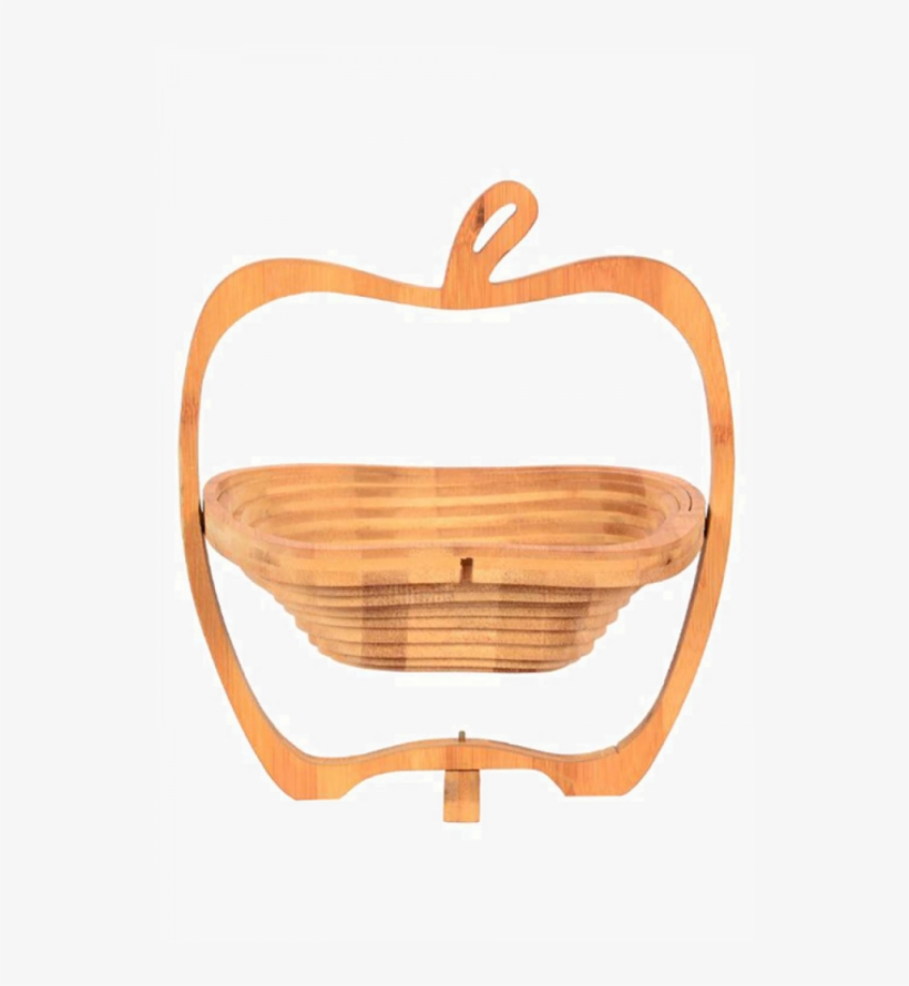 Apple Basket Stand - Plywood, transparent png #4266792