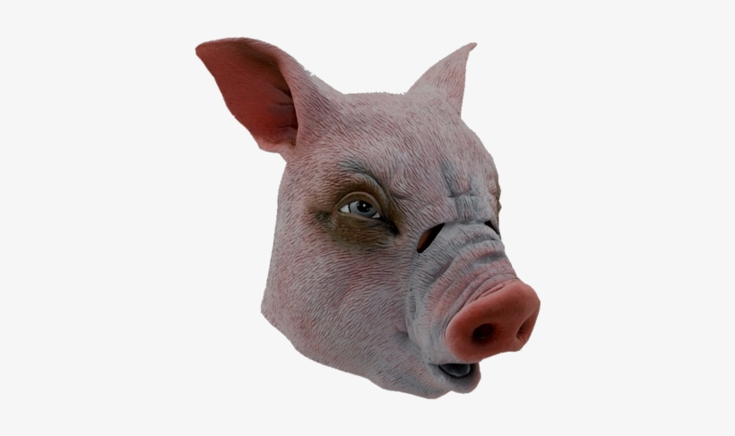 Orlob Vollkopfmaske Schwein Karneval Fasching Maske, transparent png #4266879