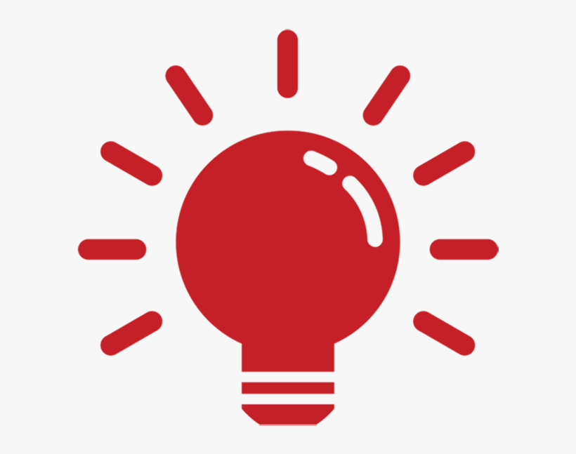 Red Light Bulb Icon, transparent png #4267335