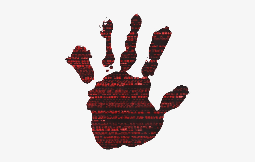 Icon Handprint Red Matrix - 21 May Anti Terrorism Day, transparent png #4267458