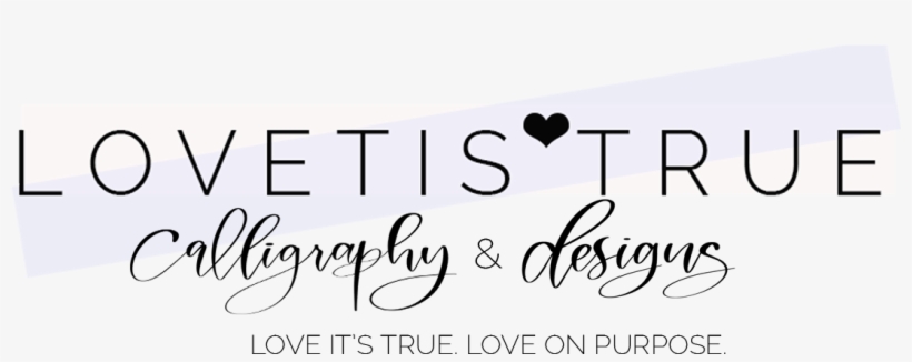 Lovetis'true Calligraphy & Designs - Calligraphy, transparent png #4267767