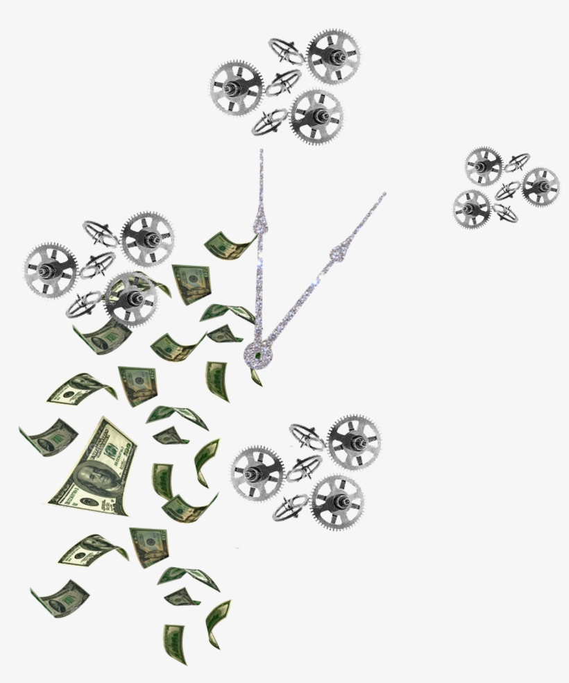 Falling Money, transparent png #4268175