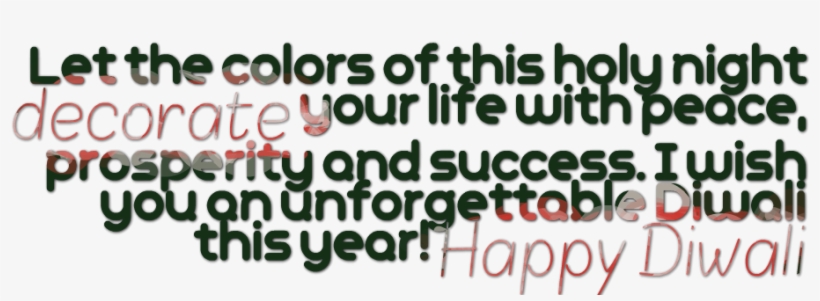 Diwali Wishes Png Transparent - Portable Network Graphics, transparent png #4268434