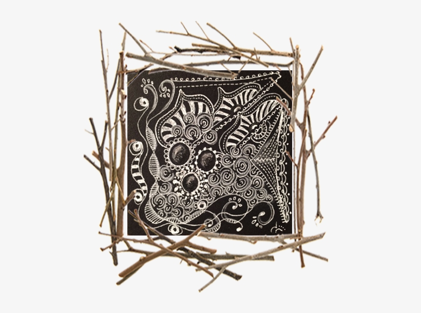 Zentangle On Darkness - Darkness, transparent png #4268953