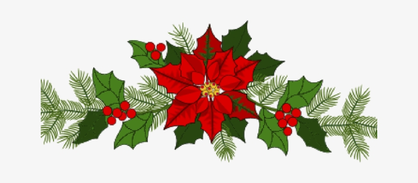 Halloween & Holidays Wizard - Red Holiday Garland Clip Art, transparent png #4269120