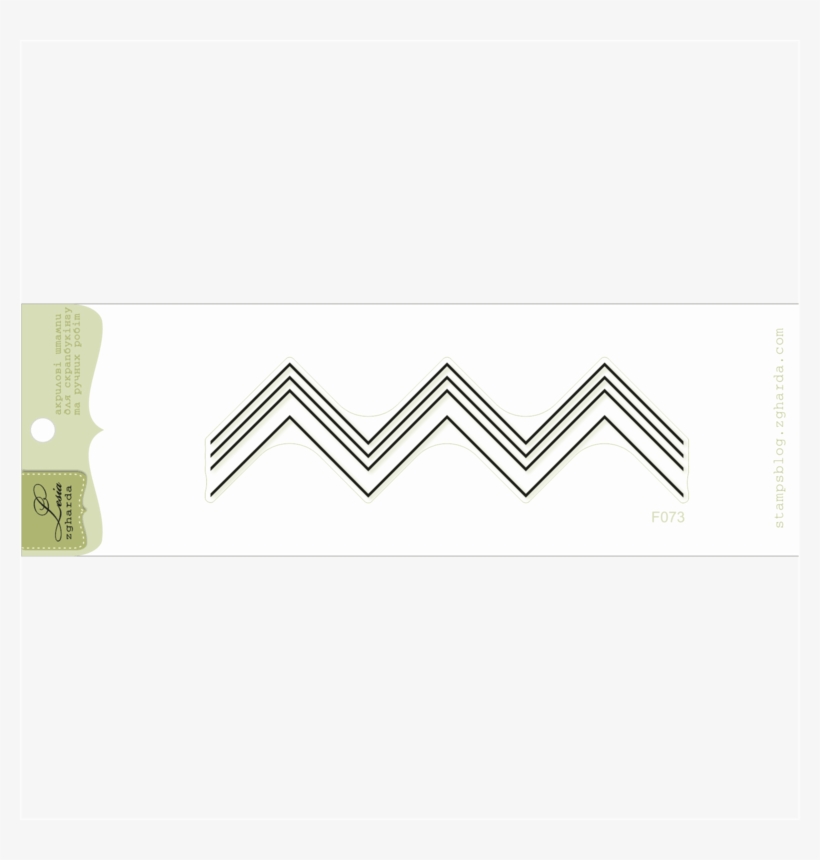 {f073} Stamp "chevron Large" - Line Art, transparent png #4269189