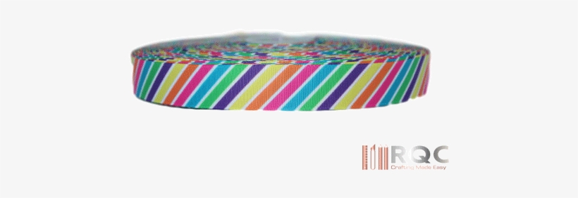 Bright Diagonal Stripes Printed Grosgrain Ribbons 7/8\ - Bangle, transparent png #4269285