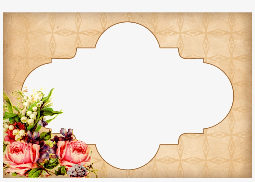 Banco De Imágenes - Liebe Sie Vintage Blüten-karte Grußkarte, transparent png #4269287