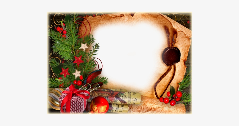 Saludos Del Vintage De Navidad - Fondo Para Foto Navideña Png, transparent png #4269492