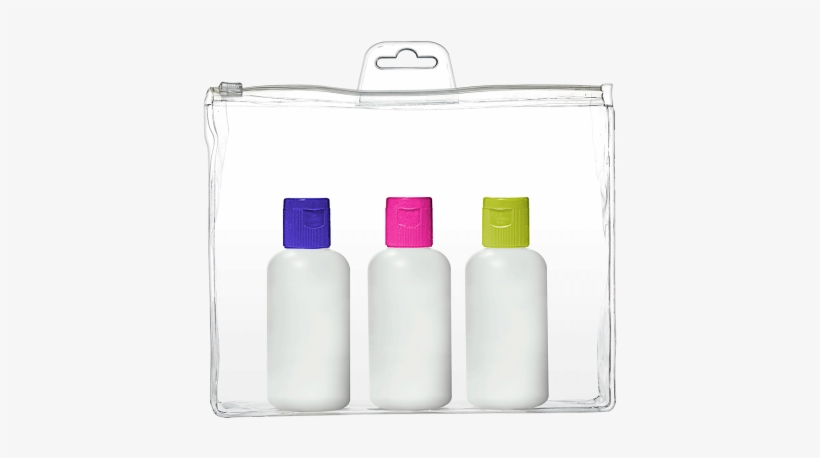 Three-ounce Travel Bottle Set - Travel Smart Travel Bottle Set, transparent png #4269580