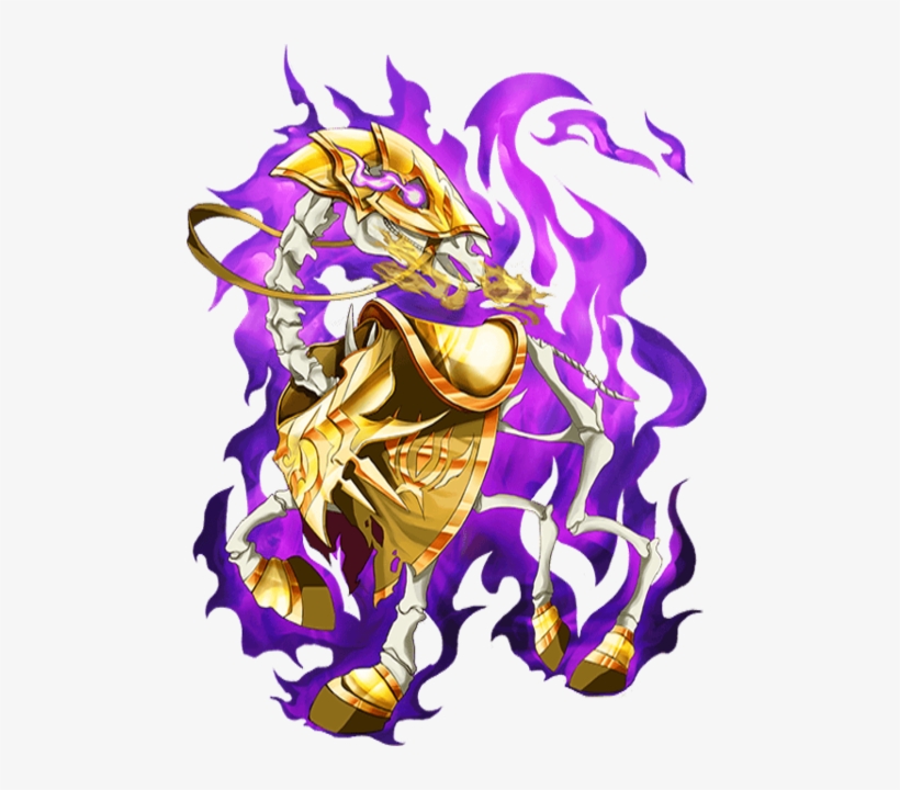 Bone-horse Of Yellow Fire Transparent - Portable Network Graphics, transparent png #4269813
