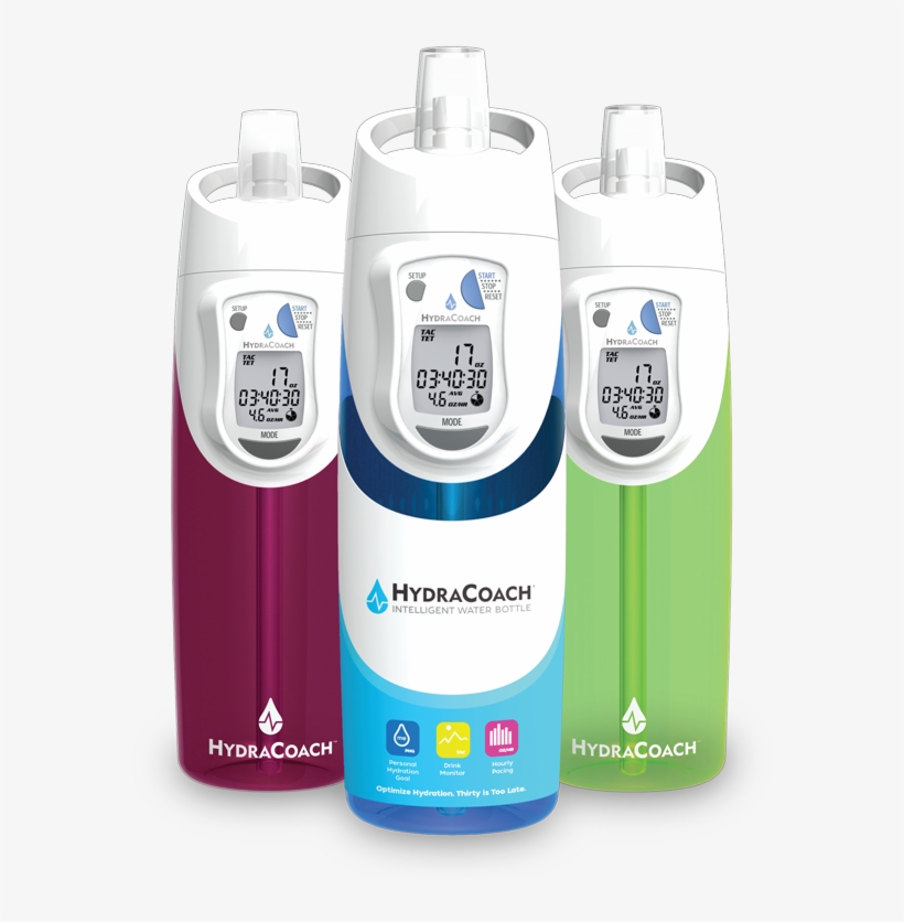 “smart Water Bottle” Electronically Calculates Optimal - Hydracoach, transparent png #4269842