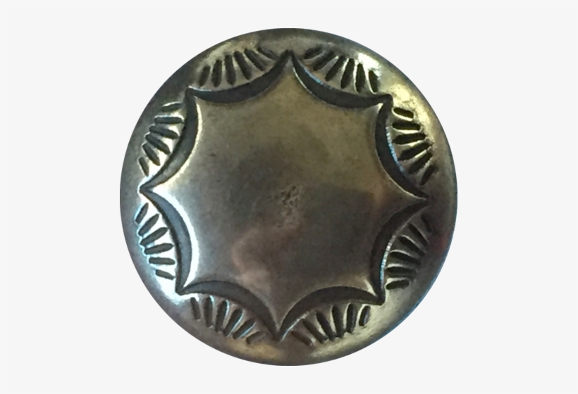 Morning Star Silver Concho Button 5/8" Or - Santa Fe, transparent png #4269945
