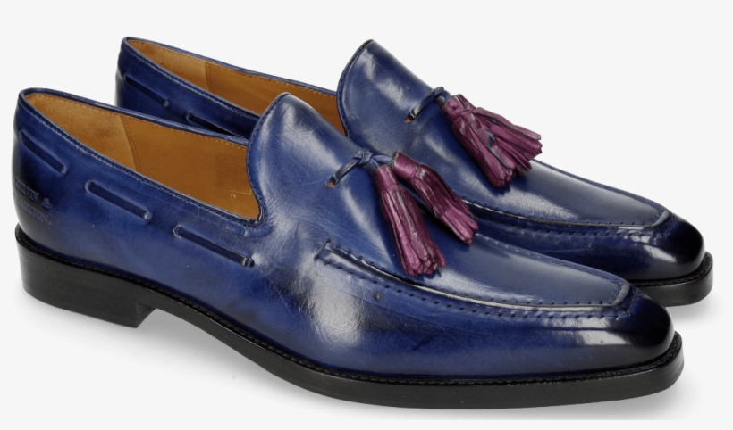 Loafers Leonardo 1 Saphir Tassel Eggplant - Derby Shoe, transparent png #4270084