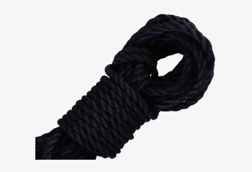 Black Jute Rope For Rope Bondage - Scarf, transparent png #4270174