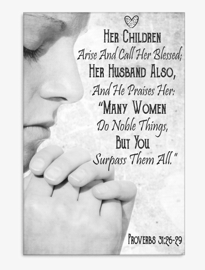 Bible Verse Gifts For Women - Bible Verse On Noble Woman, transparent png #4270399