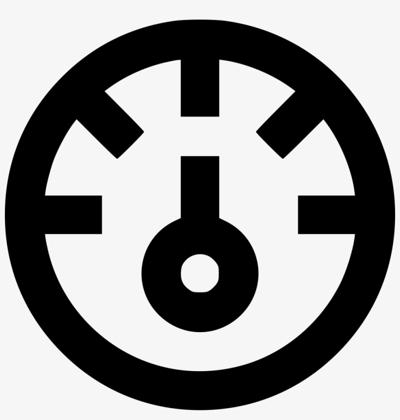 Dashboard Gauge Guage Odometer Speed Speedometer Widget - Recycle Sign In Circle, transparent png #4270404