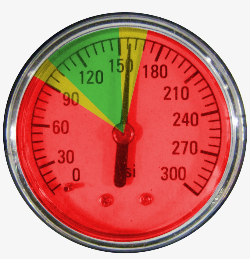 Guage-2 V2 - Ashcroft Duralife Type 1009 Stainless Steel Case Dry, transparent png #4270514