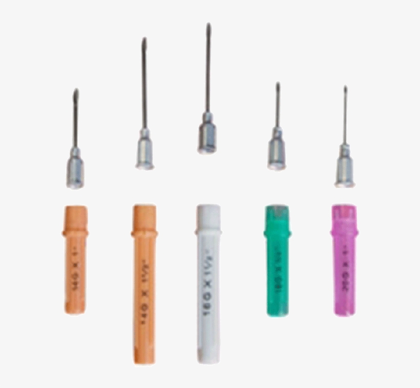 Syrvet Needle - Aluminum - 14 Guage - 1 In - 25 Count - Aluminium, transparent png #4270583