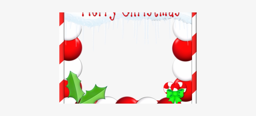 Merry Christmas Border Design - Clipart Of Christmas Borders, transparent png #4270738