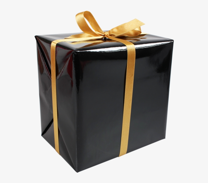 Lovly Gift Wrapping Paper 50cm 200m Uni S - Gift Gold Black Png, transparent png #4271327