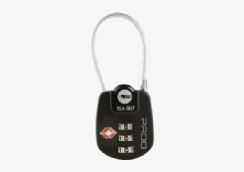 Cadeado Tsa 007 Personal Preto Pado, transparent png #4271556