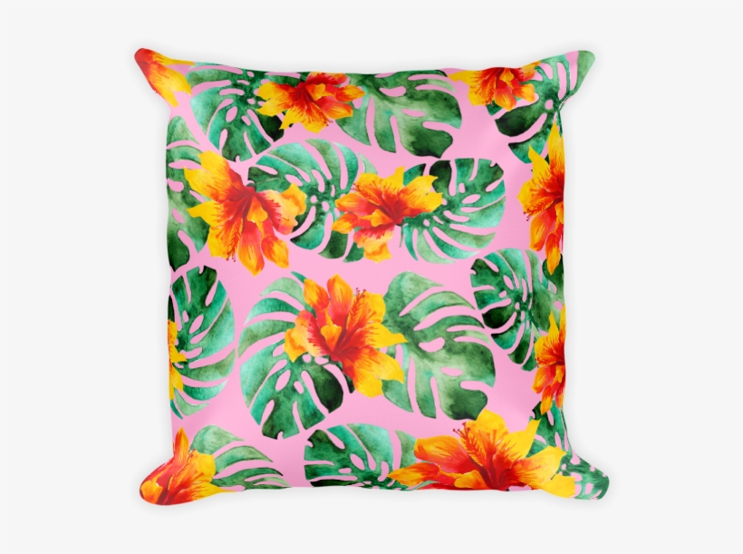 Tropical Monstera Bloom Pillow - Monstera Laptop Sleeve - 13", transparent png #4271601