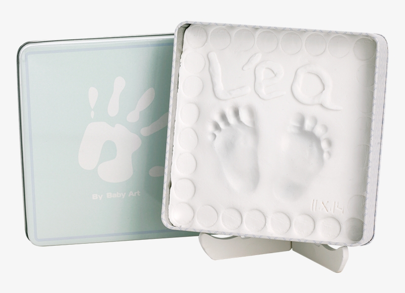 European Babyart Newborn Baby Hand And Foot Print Mud - Baby Art Magic Box Gift Set - Ocean Blue., transparent png #4272341
