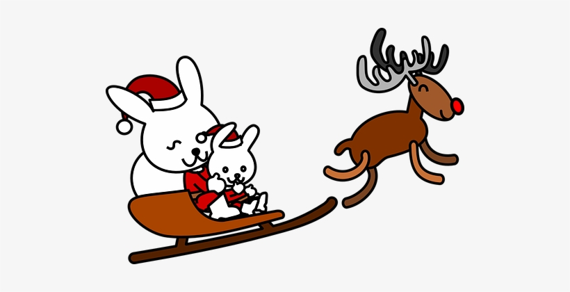 Reindeer, Deer, Sled, Animals, Christmas - Grade 1 Number Bond Worksheets, transparent png #4272473