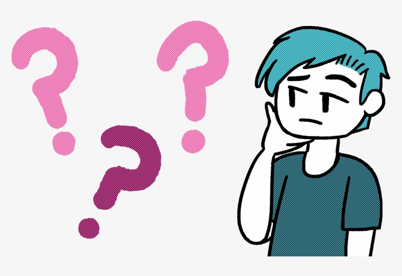 A Drawn Image Of A Person Holds Their Hand Up To Their - Drawing, transparent png #4272597