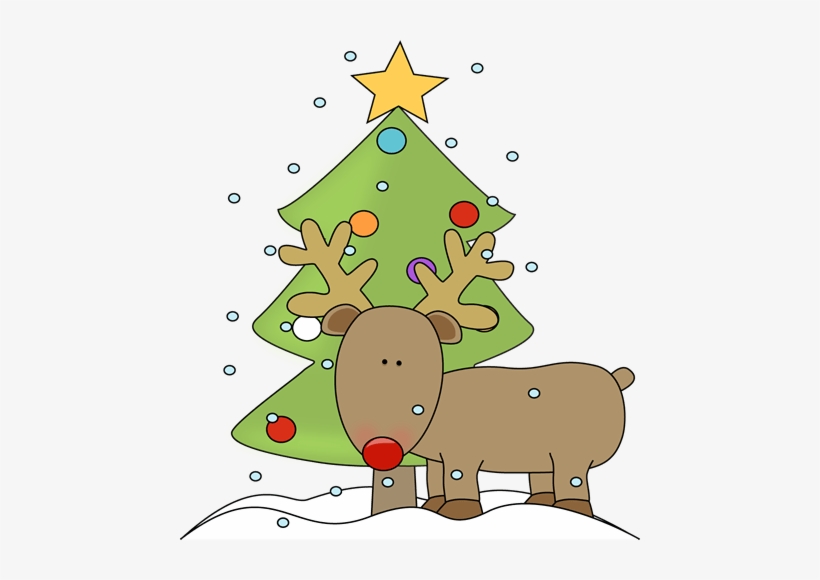 Cute Reindeer Christmas Clipart - Christmas Day - Free Transparent PNG  Download - PNGkey