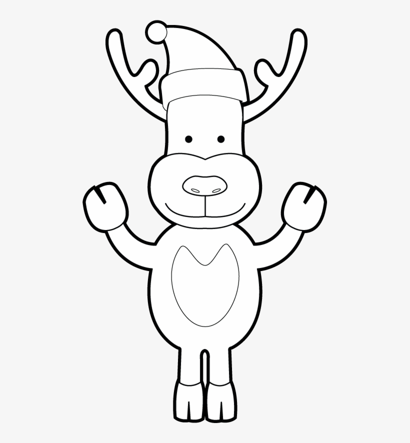 Funny Reindeer - Cartoon, transparent png #4272674